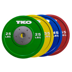 TKO COLOR COMPETITION RUBBER BUMPER PLATES